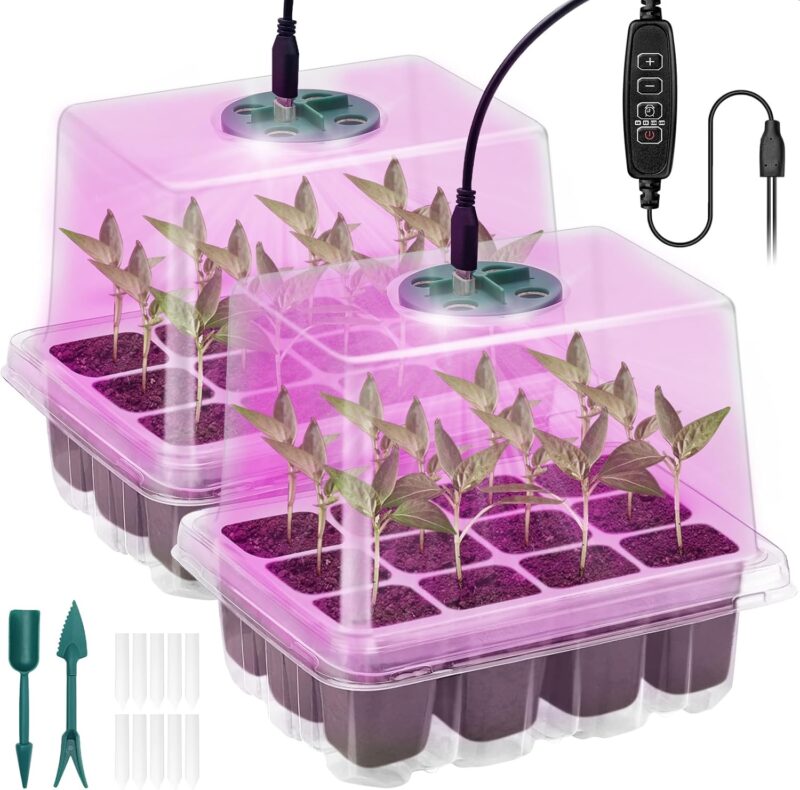 minidrivhus med lys