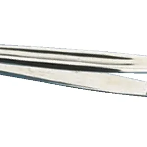 Stor model lige pincet med fin spids, vist mod en hvid baggrund.