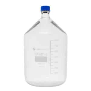 Kæmpe varmebestandig standflaske på 10000 ml i Bluecap model