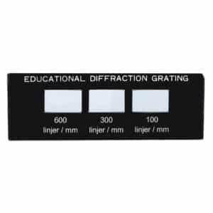 Optisk gitter 100/300/600 l/mm – til fysik & optik