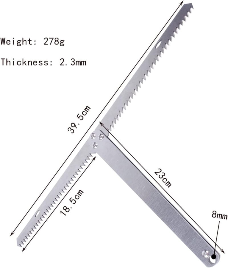 751400-Vandplanterive-2 - LabDidakt.dk Kasterive til vandplanter, metallineal med savtakker, størrelser: 39,5 cm, 23 cm, 18,5 cm, 8 mm; vægt: 278 g; tykkelse: 2,3 mm.