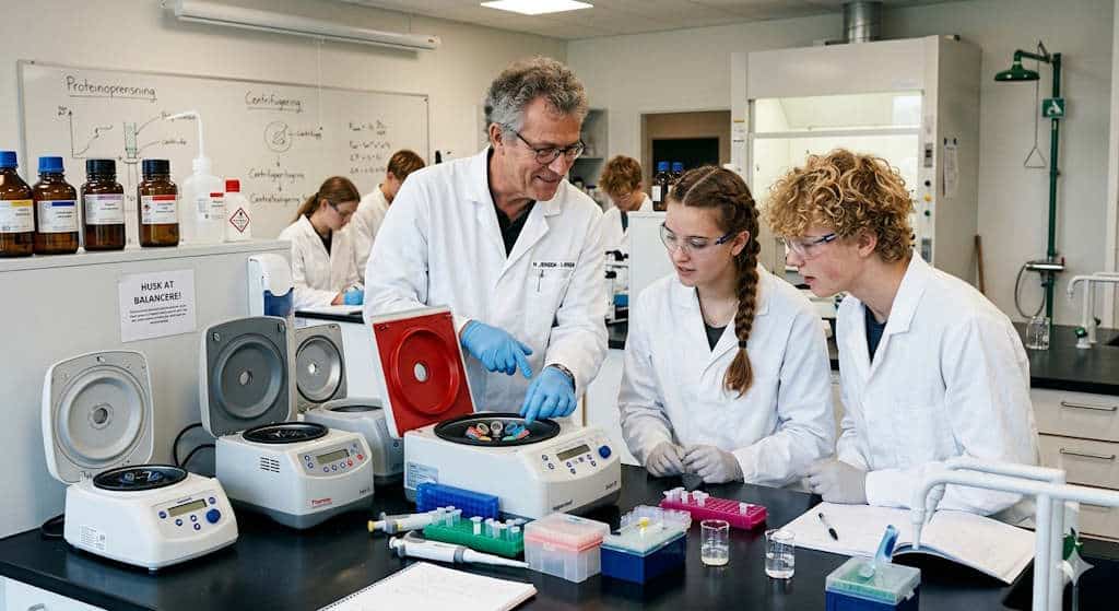 Danske krav til eftersyn af små centrifuger brugt i undervisningen