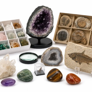 Krystaller, fossiler & geologi