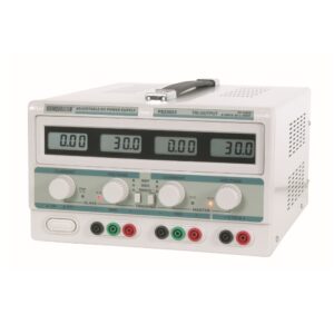 Dobbelt laboratoriestrømforsyning Velleman LABPS23023 med fire LCD-displays